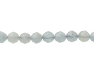 aquamarine gemstone beads faceted 4mm