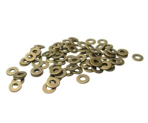 bronze toned washer spacer beads