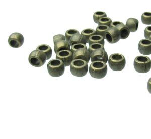 bronze plain barrel spacer beads