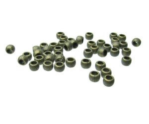 bronze plain barrel spacer beads