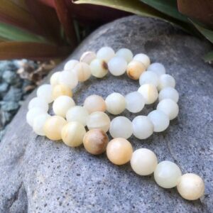 calcite 10mm round gemstone beads