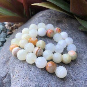 calcite 12mm round gemstone beads