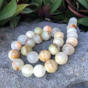 calcite 14mm round gemstone beads