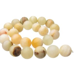 calcite 16mm round gemstone beads