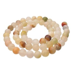 calcite 6mm round gemstone beads