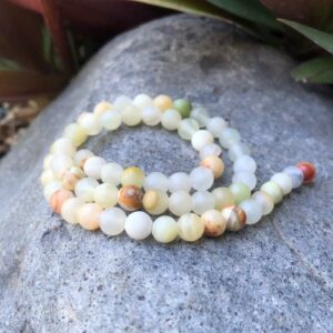 calcite 6mm round gemstone beads