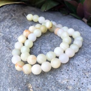 calcite 8mm round gemstone beads