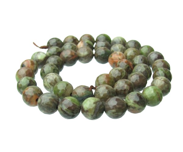 rainforest jasper rain forest jasper gemstone round beads 8mm