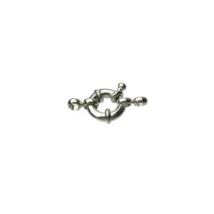 Nickel Silver Toned Bolt Clasp – 10mm [each]