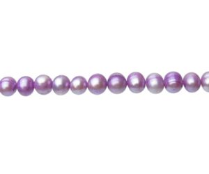purple b grade freshwater pearls
