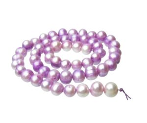 purple b grade freshwater pearls