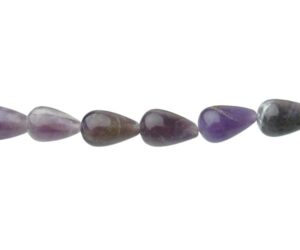amethyst drop gemstone beads