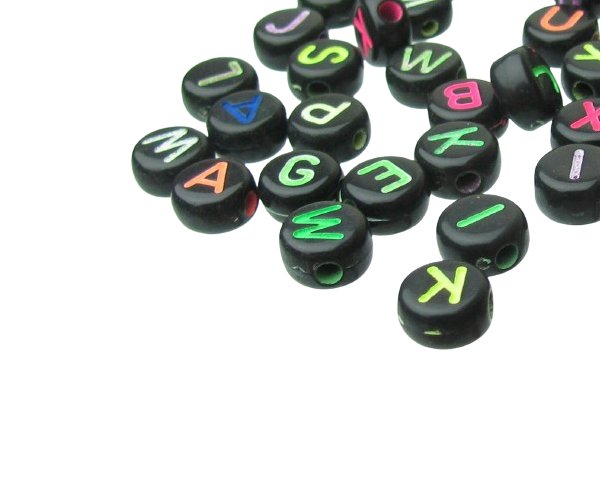 alphabet beads