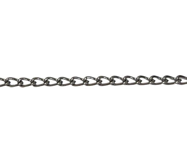 black curb chain for beading
