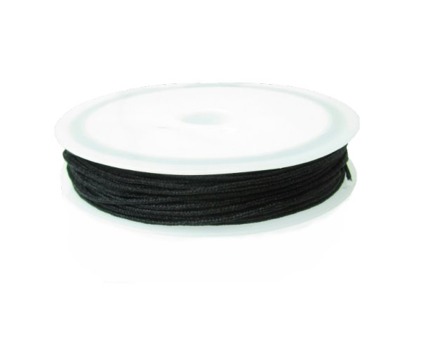 black nylon knotting cord