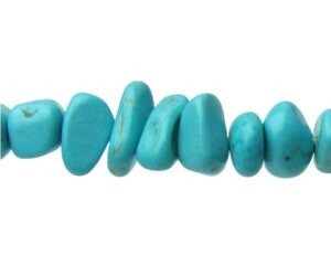 turquoise nugget gemstone beads