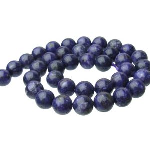 charoite gemstone round beads 10mm