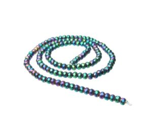 hematite gemstone rondelle beads australia
