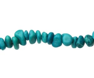 mini nugget gemstone turquoise beads