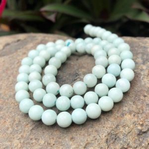 amazonite 6mm round gemstone beads