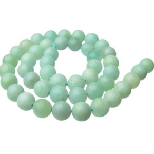 amazonite 8mm round gemstone beads