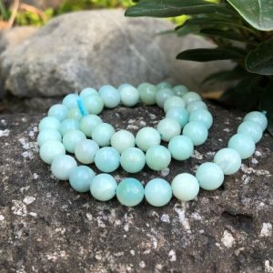 amazonite 8mm round gemstone beads