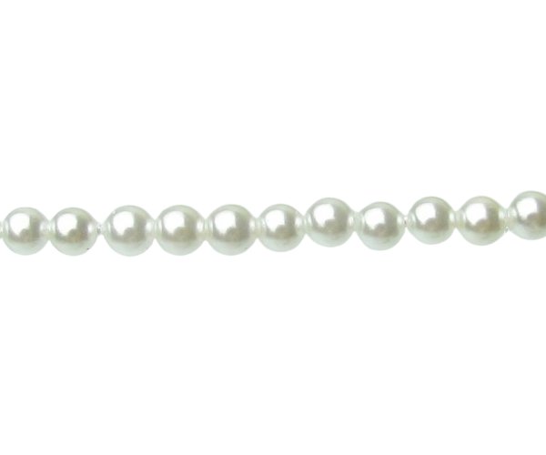 3mm white south sea shell based pearls