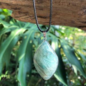 amazonite gemstone pendant