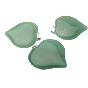 green aventurine large heart pendant gemstone australia