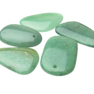 green aventurine gemstone pendant