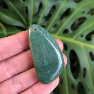 green aventurine gemstone pendant