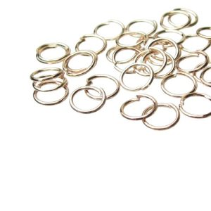rose gold jump rings