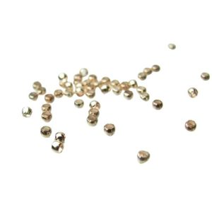 rose gold crimp beads