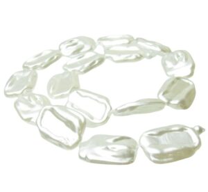 faux rectangle freshwater pearls
