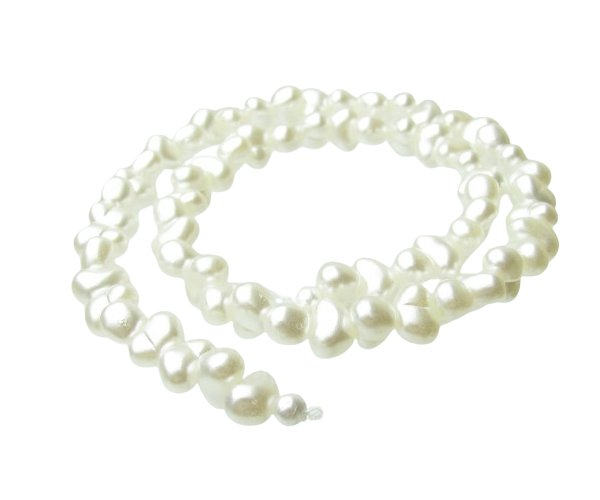 faux pearls small nugget plastic pearls