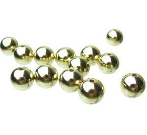 gold large round plastic beads