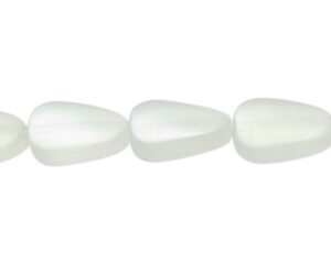 clear ab glass oval beads