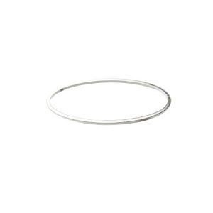 silver oval linking ring