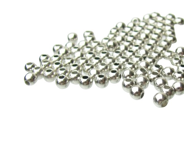thumbnail image 2 of 1000 Peacock Multi-Color Glitter Acrylic Round Beads – 4mm Spacers For Jewelry Making 2 of 4