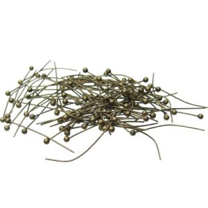 bronze ballpins headpins with ball