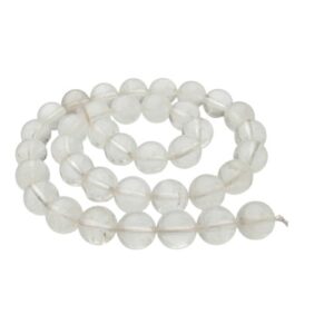 clear quartz round gemstone beads 10mm