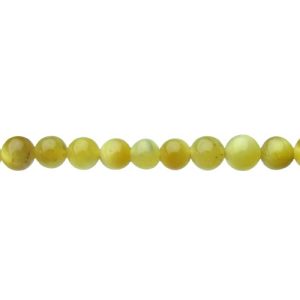 golden tiger eye 4mm round gemstone beads