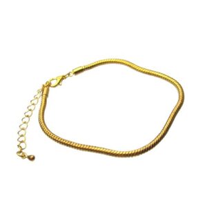 gold snake chain bracelet