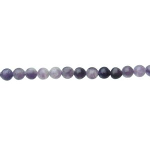 lepidolite 4mm round gemstone beads