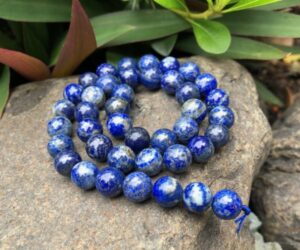 natural lapis lazuli gemstone round beads