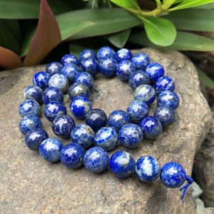 natural lapis lazuli gemstone round beads