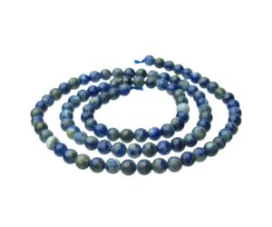 natural lapis lazuli gemstone round beads 4mm
