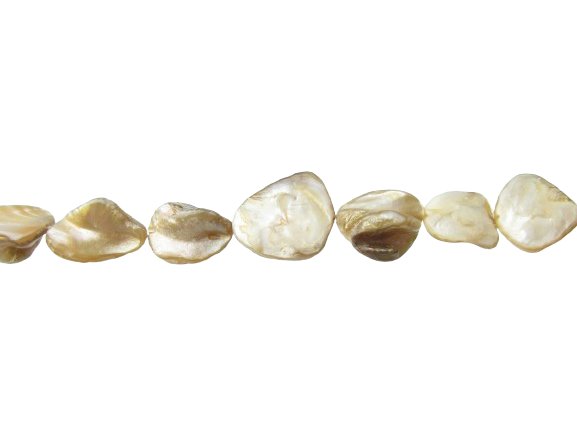 white shell nugget beads wholesale