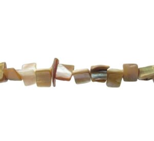shell cube nuggets natural beads