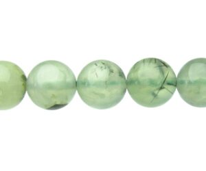 prehnite gemstone round beads 8mm natural crystals